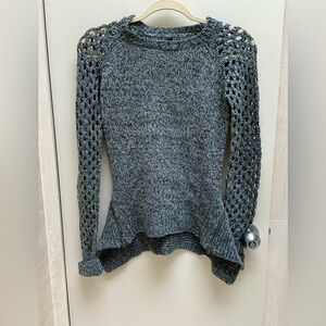 W118 by Walter Baker Charcoal Knit Sweater